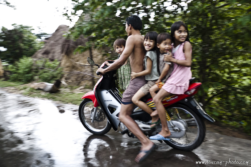 Vehicule familial, cambodge