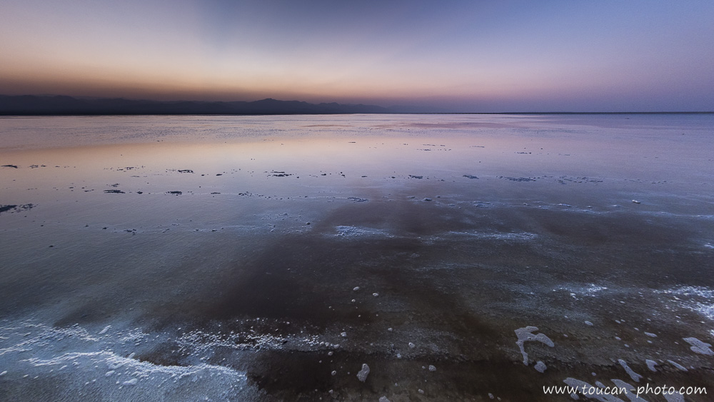 Lac Karoum sous l'eau